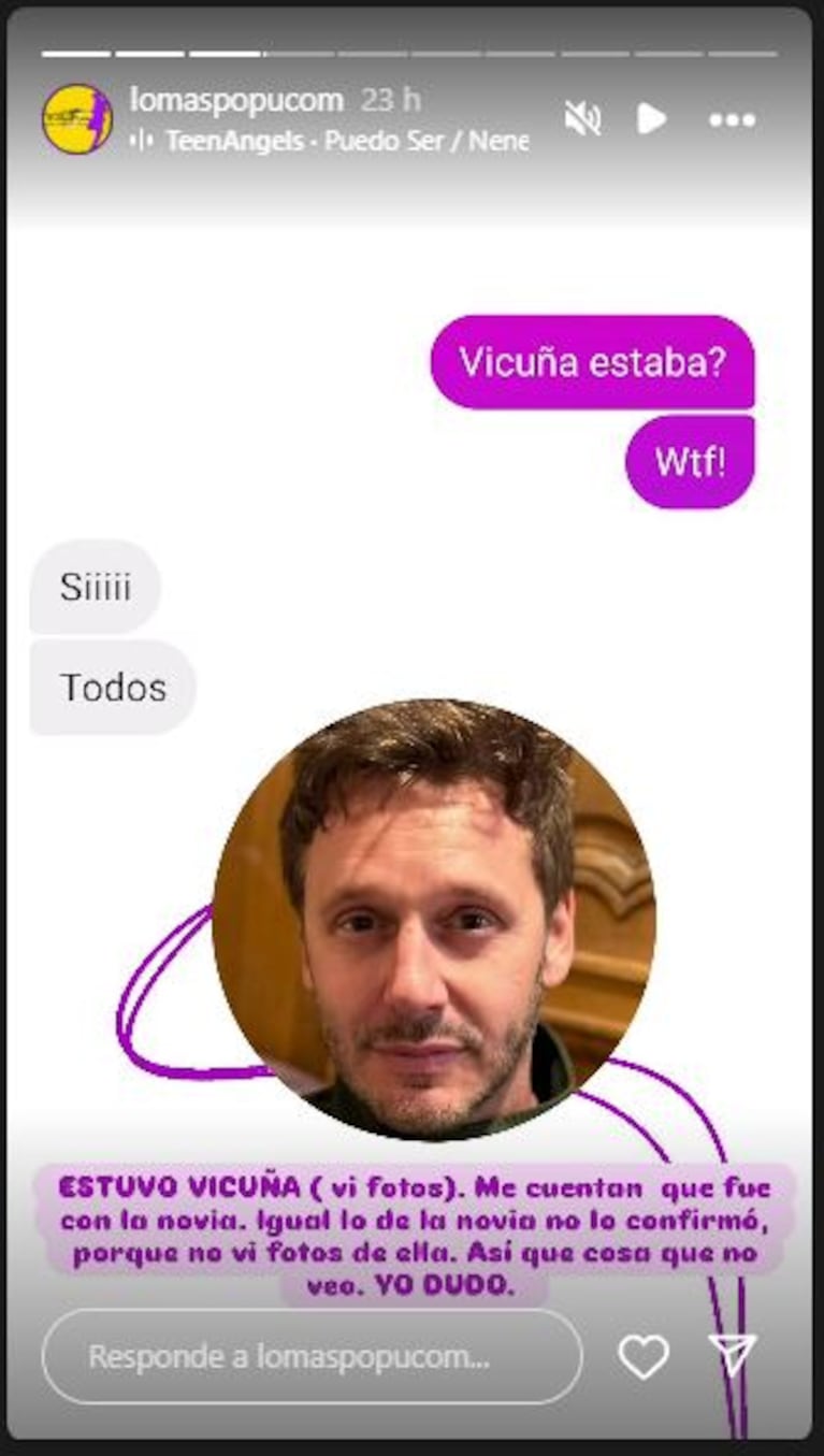 Foto: Instagram @lomaspopucom