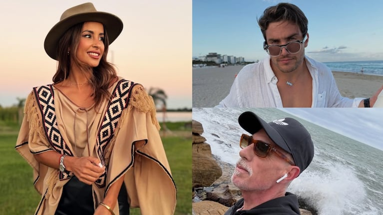 Foto: Instagram (@lourdesanchezok, @franciscoliotta y @elchatoprada)