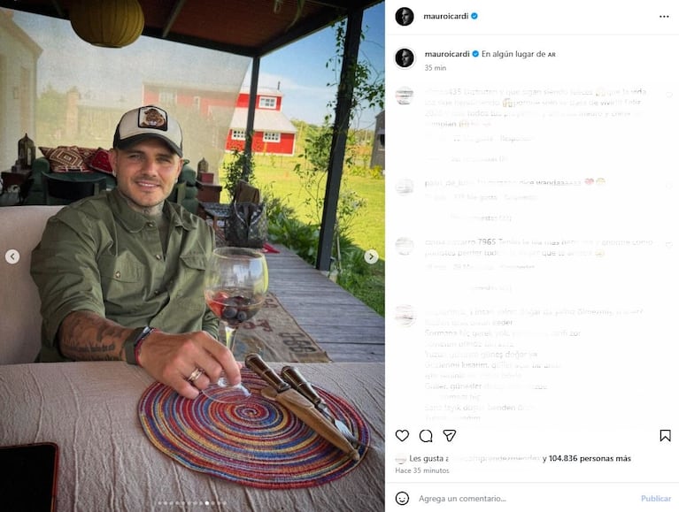 Foto: Instagram (@mauroicardi)