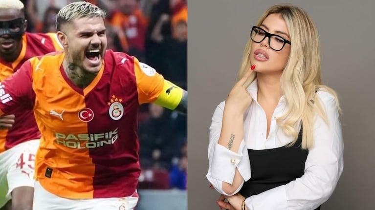 Foto: Instagram (@mauroicardi y @wanda_nara)