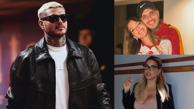 Foto: Instagram (@mauroicardi y @wanda_nara)