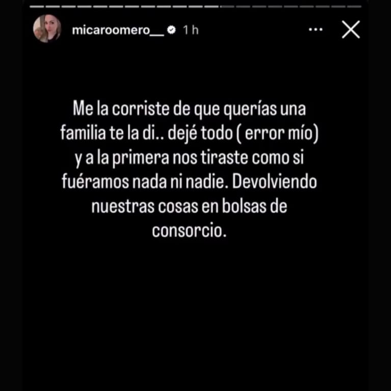 Foto: Instagram @micaroomero__