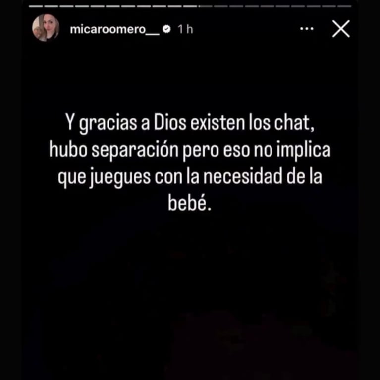 Foto: Instagram @micaroomero__