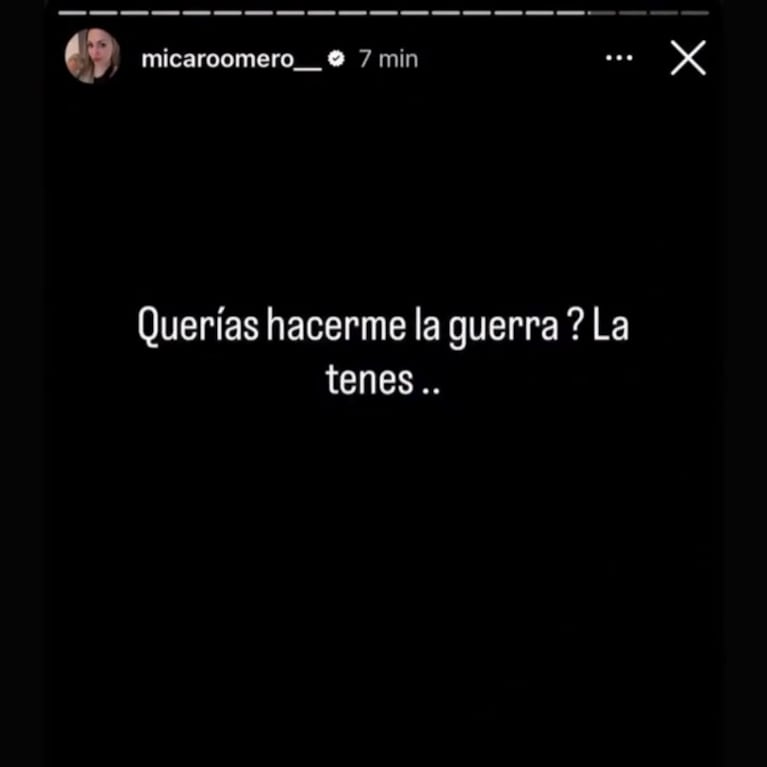 Foto: Instagram @micaroomero__