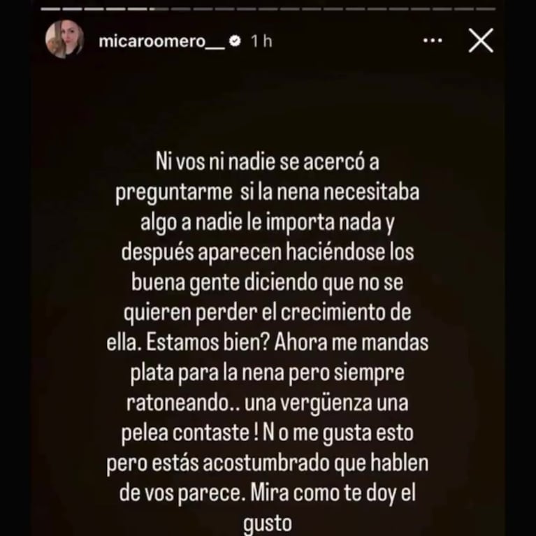 Foto: Instagram @micaroomero__