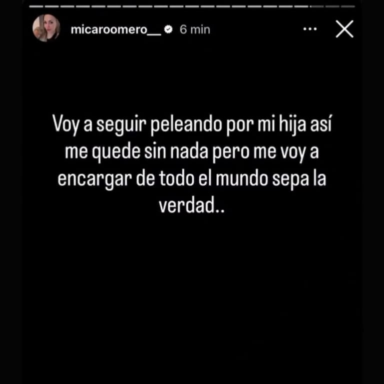 Foto: Instagram @micaroomero__