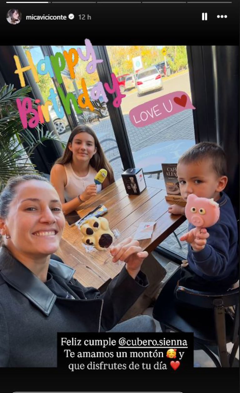 Foto: Instagram @micaviciconte