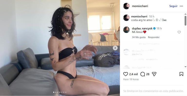 Foto: Instagram (@momiecharri)