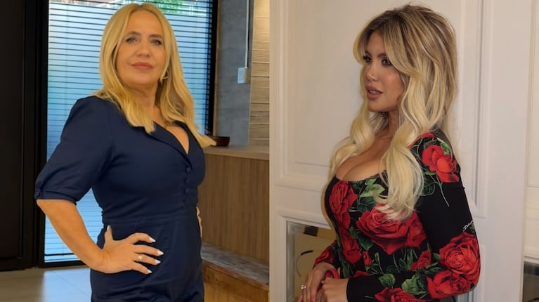 Foto: Instagram (@nora_colosimo y @wanda_nara)