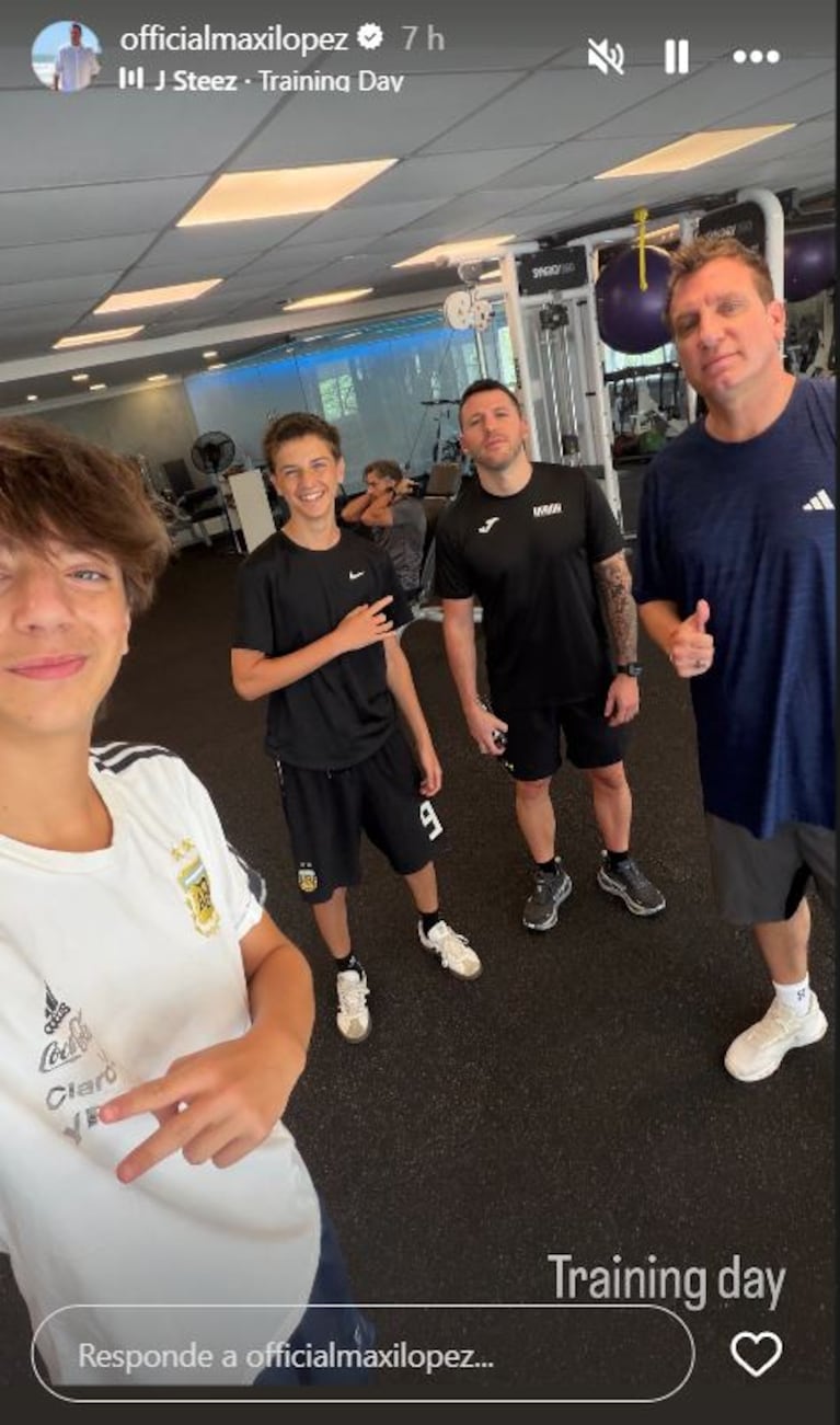 Foto: Instagram (@officialmaxilopez)