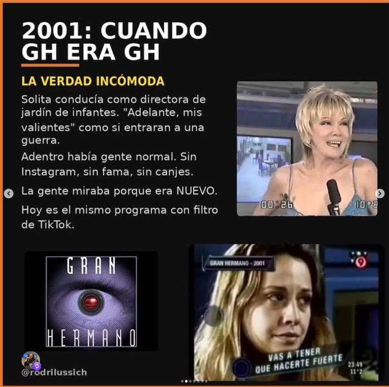 Foto: Instagram @rodrilussich