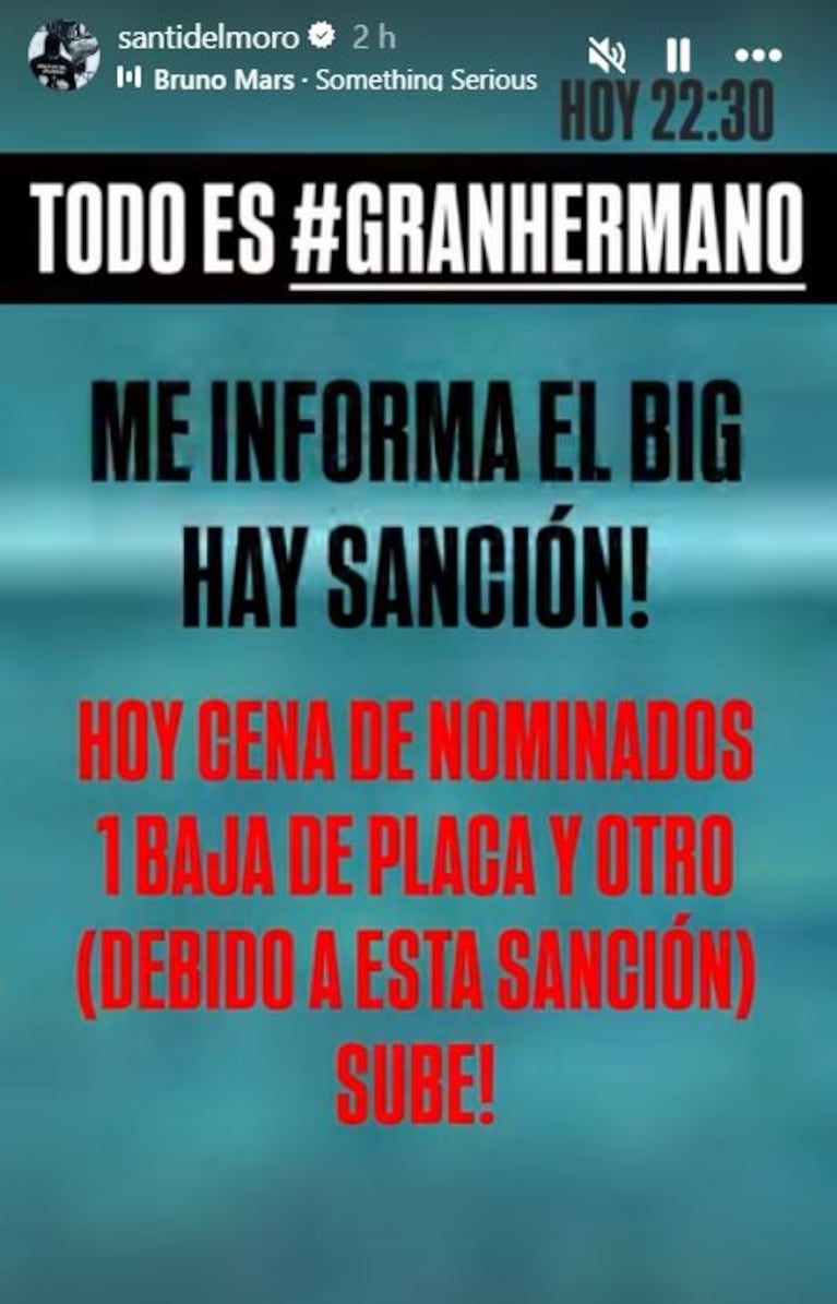 Foto: Instagram (@santidelmoro)