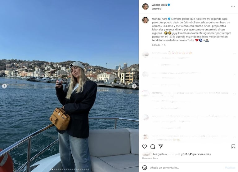 Foto: Instagram (@wanda_nara)