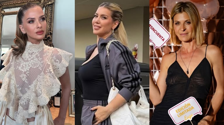 Foto: Instagram (@wanda_nara, @eugeniatobal y @sangrejaponesa)