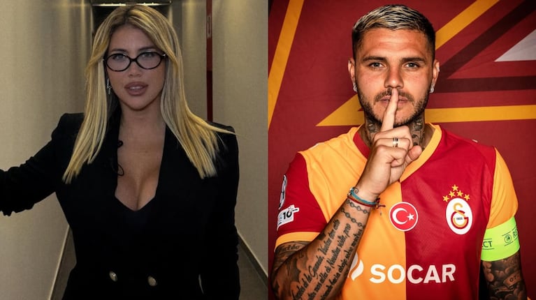 Foto: Instagram (@wanda_nara y @mauroicardi)