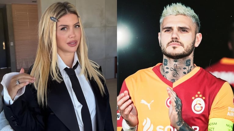 Foto: Instagram (@wanda_nara y @mauroicardi)