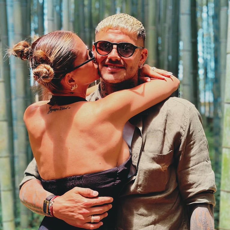 Foto: Instagram (@wanda_nara y @mauroicardi)