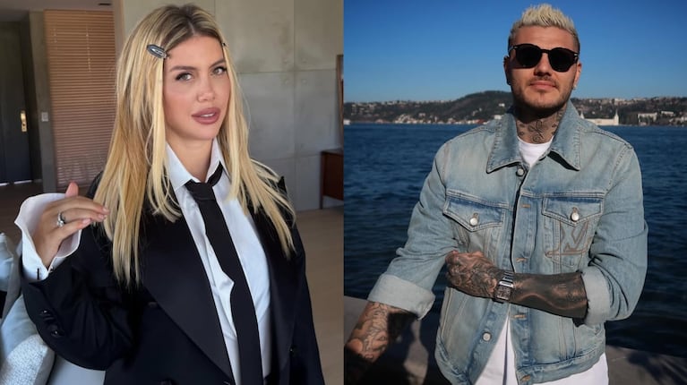 Foto: Instagram (@wanda_nara y @mauroicardi)