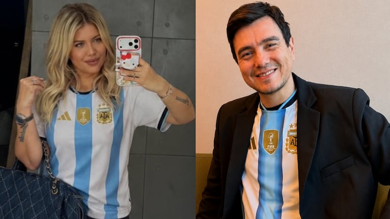 Foto: Instagram (@wanda_nara y @mecomprendezmendez)