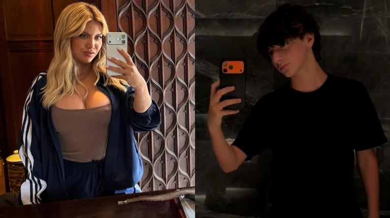 Foto: Instagram (@wanda_nara y @officialbenedictolopez99)