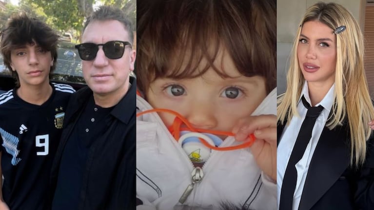 Foto: Instagram y Captura de Instagram Stories (@wanda_nara y @officialmaxilopez)