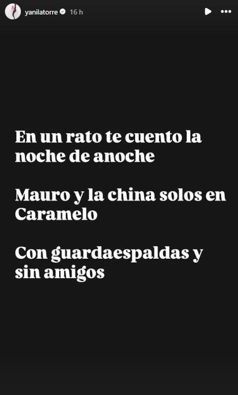 Foto: Instagram (@yanilatorre)