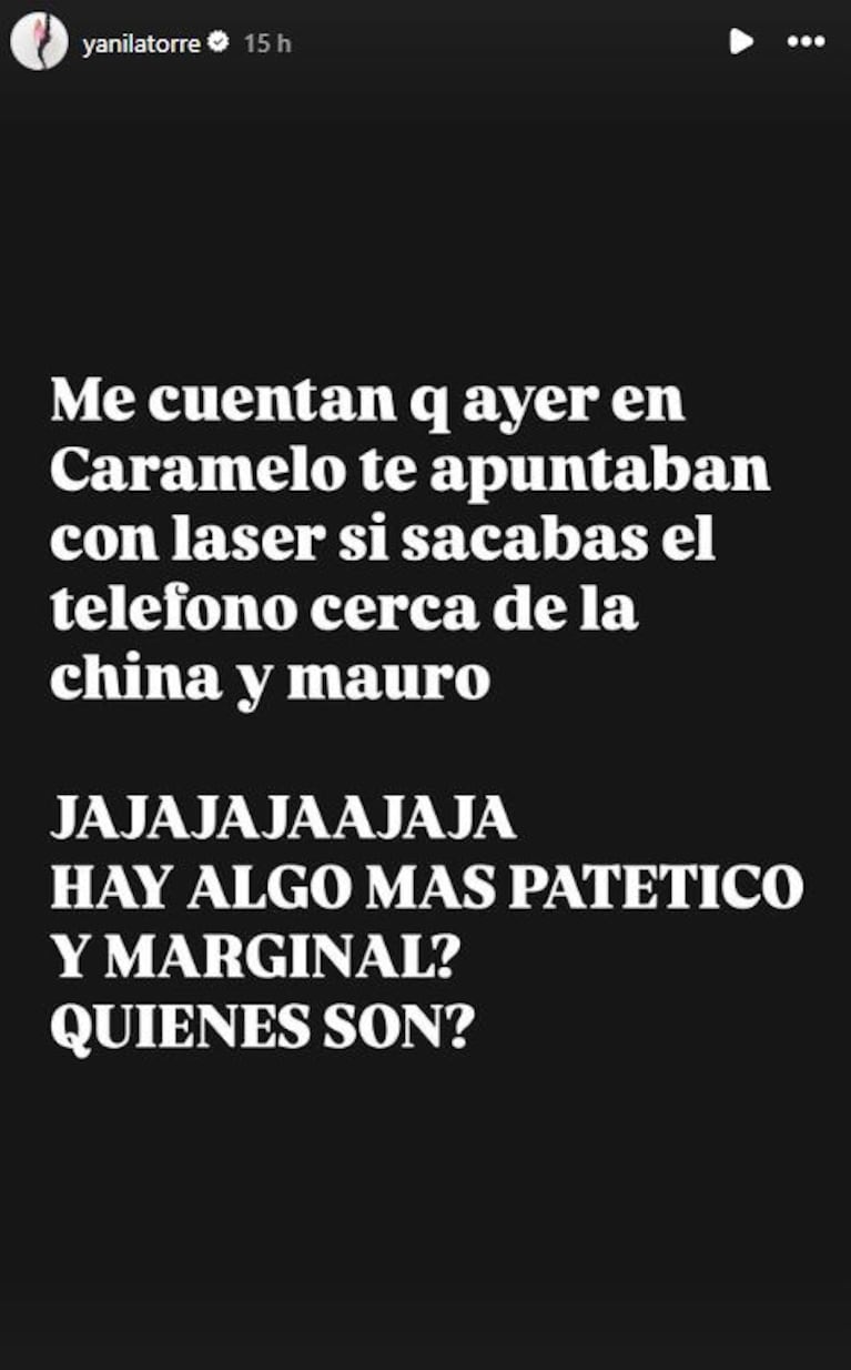 Foto: Instagram (@yanilatorre)