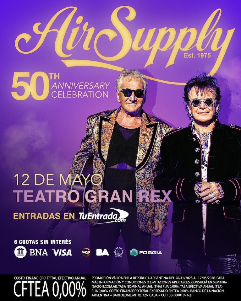 Foto: prensa Air Supply
