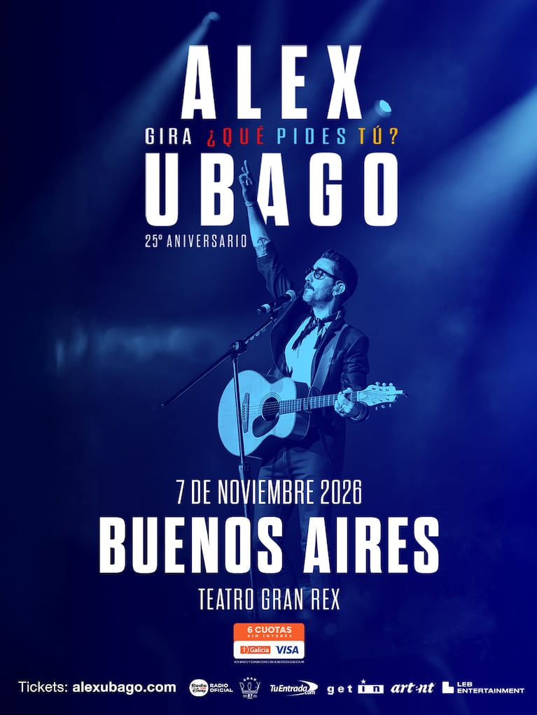 Foto: prensa Alex Ubago