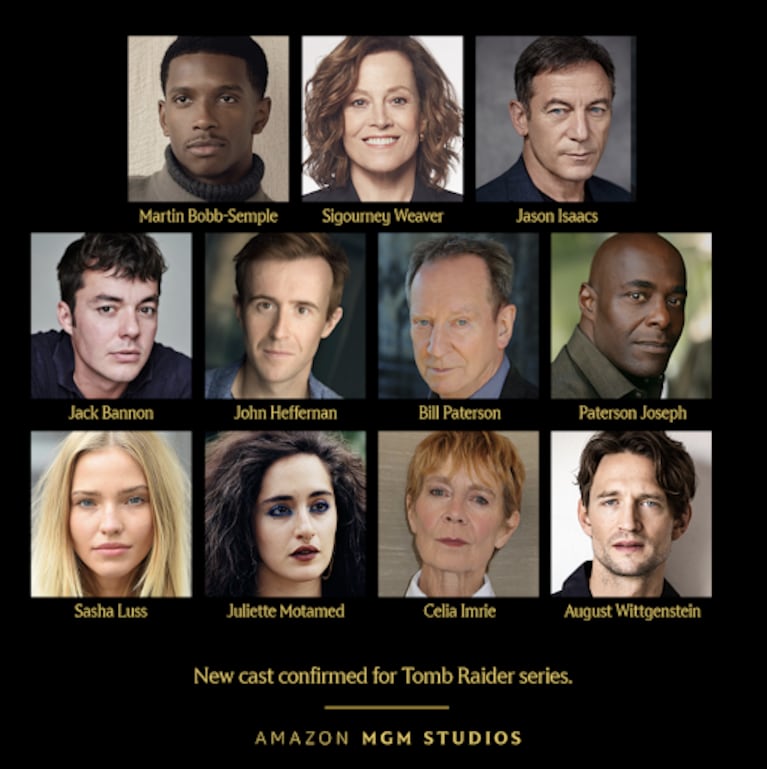 Foto: prensa Amazon Prime / Elenco de Tomb Raider