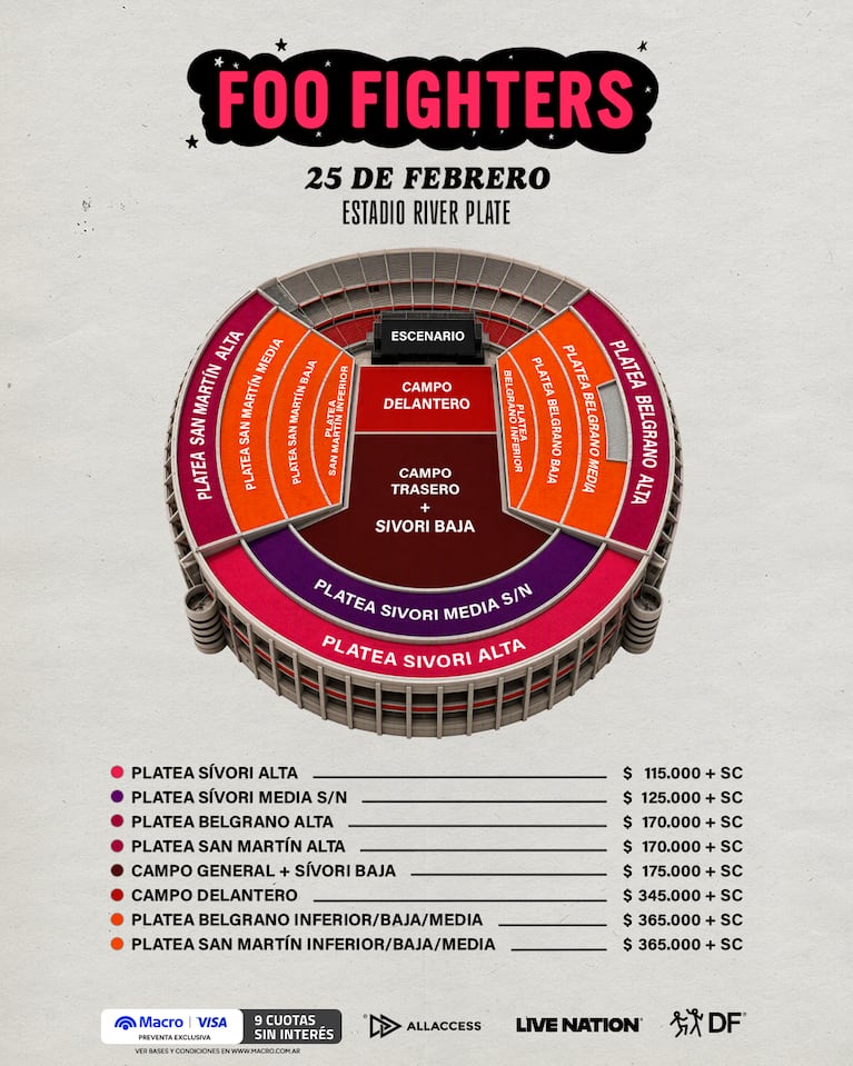 Foto: prensa Foo Fighters
