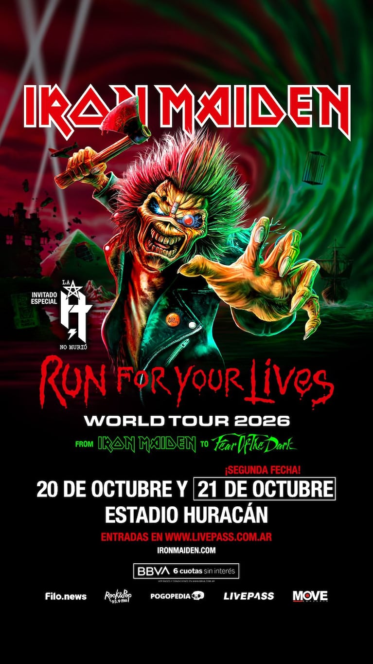 Foto: prensa Iron Maiden