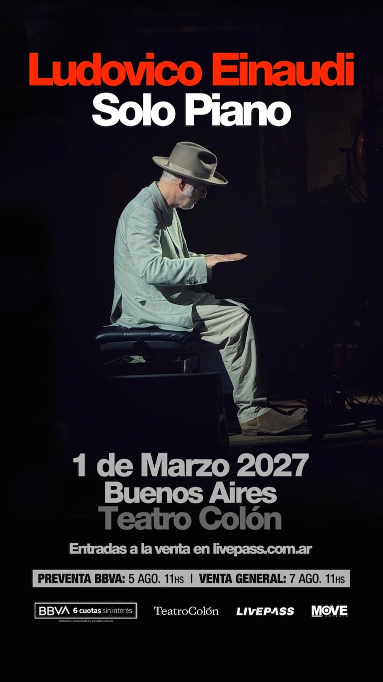 Foto: prensa Ludovico Einaudi