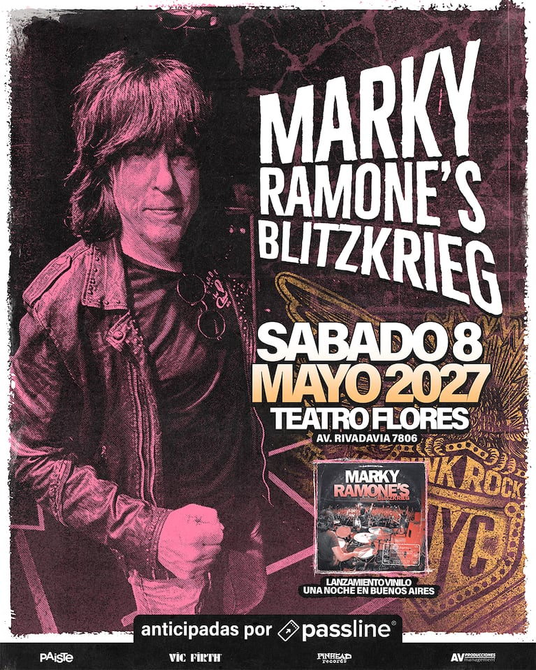 Foto: prensa Marky Ramone