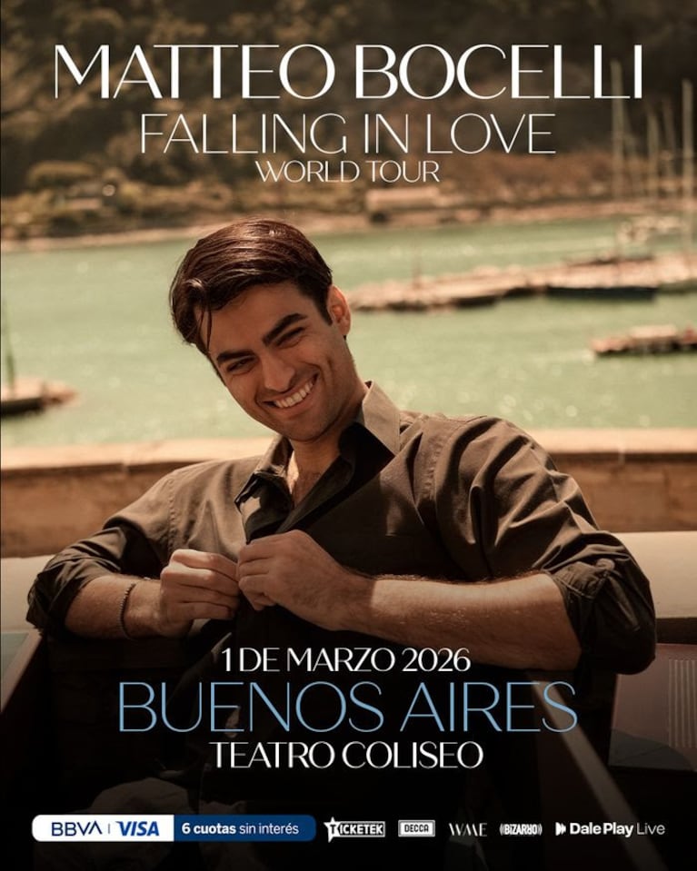 Foto: prensa Matteo Bocelli