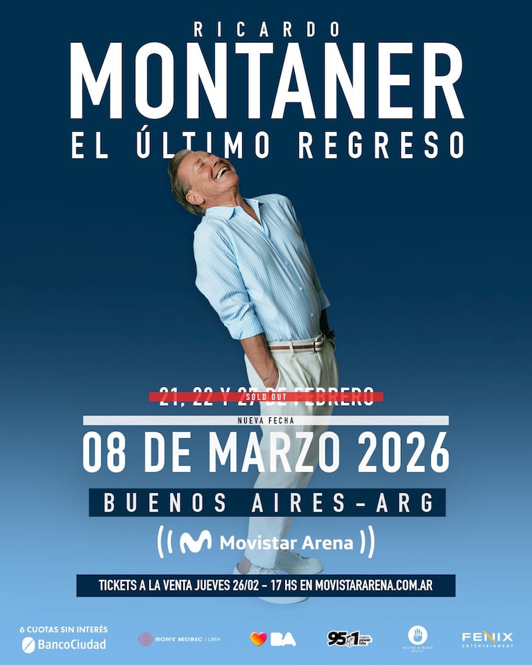 Foto: prensa Ricardo Montaner