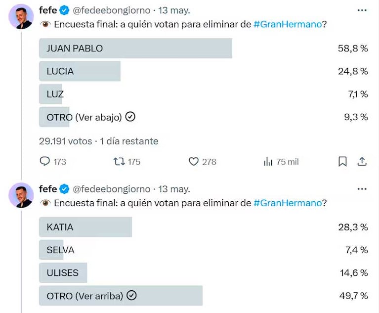 Foto: Twitter @fedeebongiorno