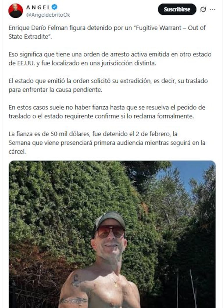 Foto: Twitter/ X @angeldebritooki