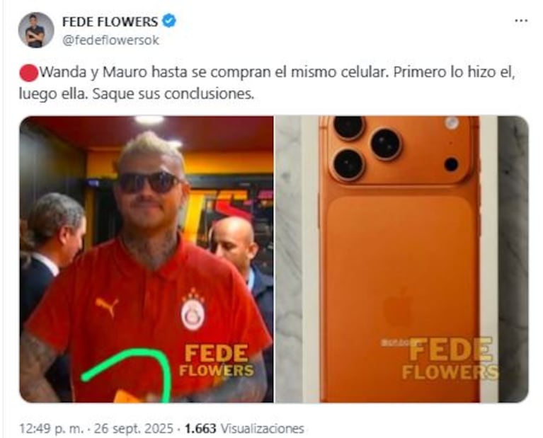 Foto: X (@@fedeflowersok)