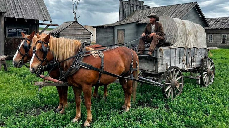 Fotograma de El Viejo Oeste con Kevin Costner (Foto: gentileza prensa History)