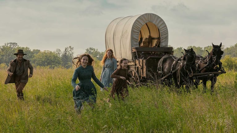 Fotograma de La Casa de la Pradera, la remake de La Familia Ingalls (Foto: gentileza Netflix)