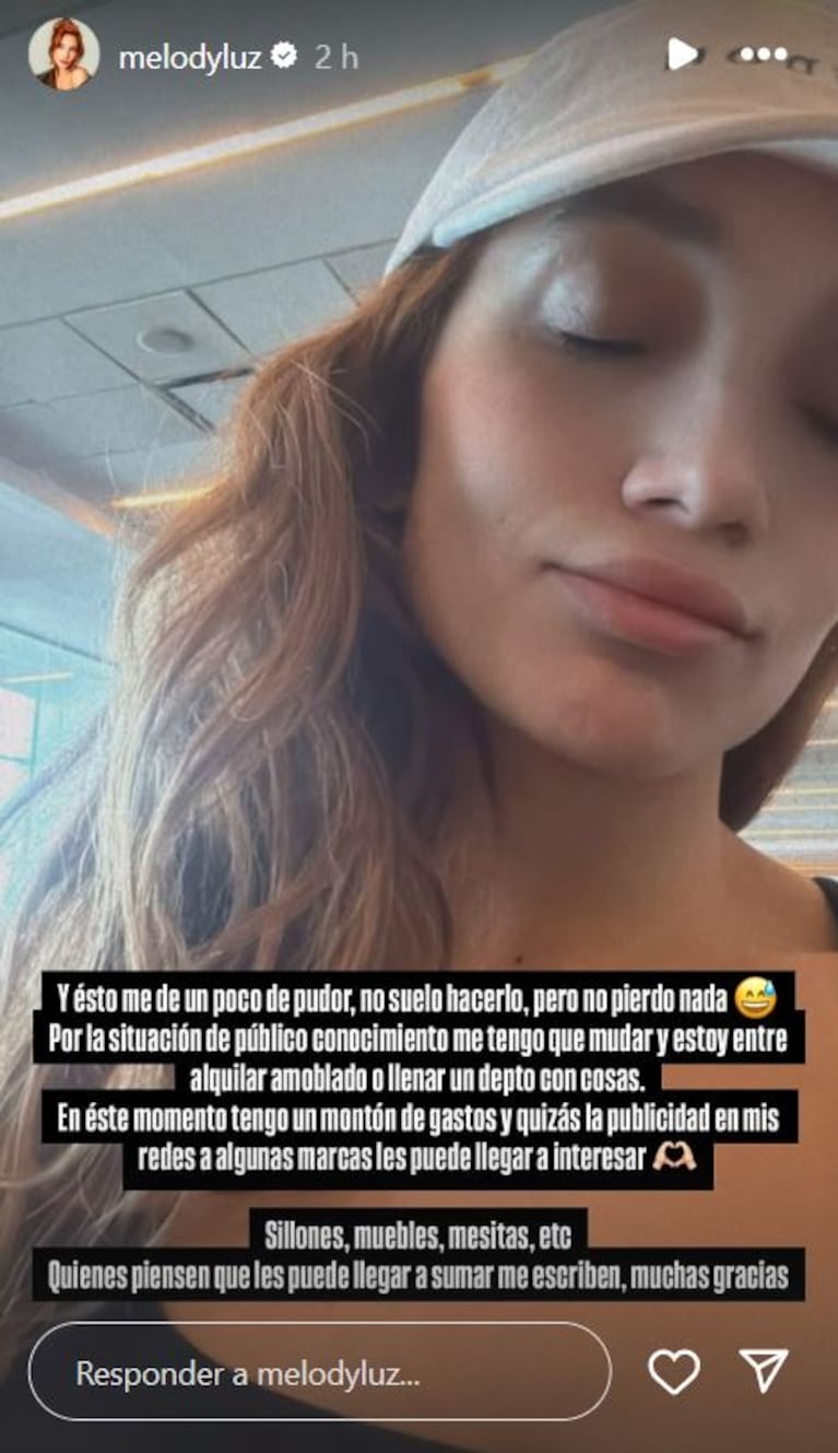 Fotos: Captura de Instagram (@melodyluz)