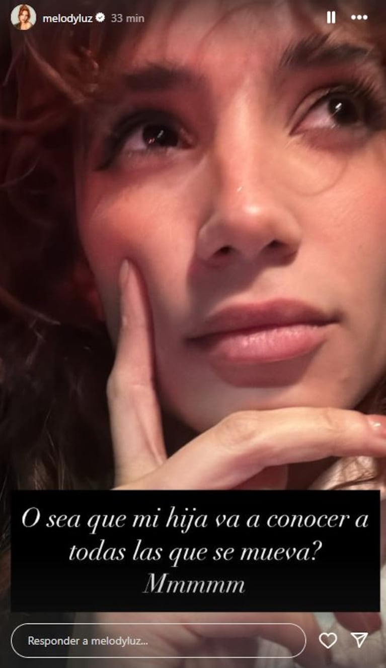 Fotos: Captura de Instagram Stories (@melodyluz)