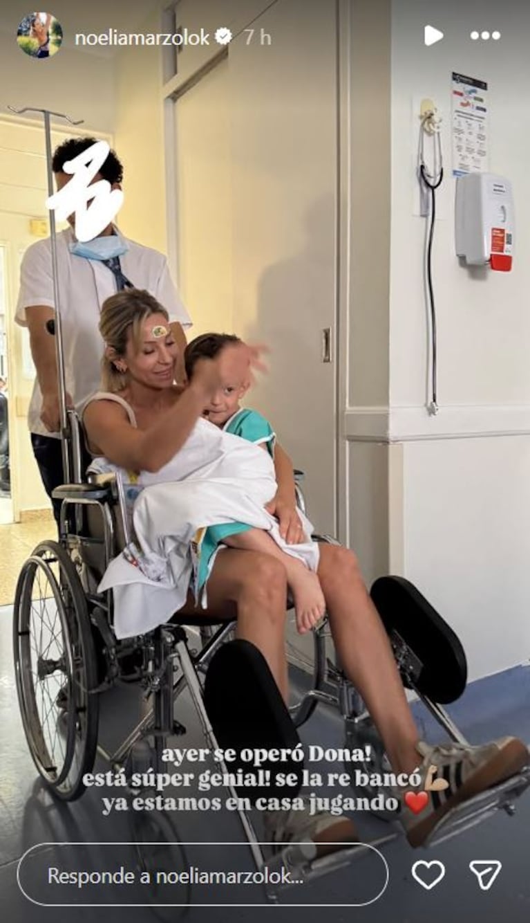 Fotos: Captura de Instagram Stories (@noeliamarzolok)