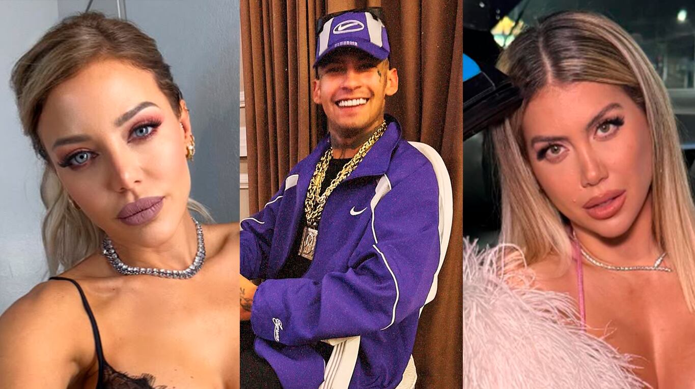 Fotos: cuentas de Instagram de L-Gante, Evangelina Anderson y Wanda Nara