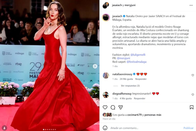 Fotos de @lonajulian. Publicadas por Oreiro en su Instagram.