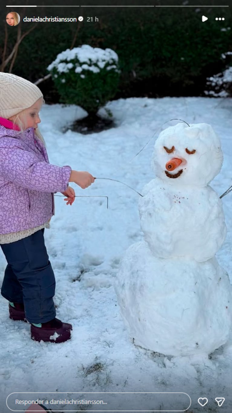 Fotos del Instagram de Daniela Christiansson.