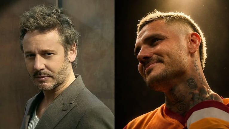Fotos: Instagram Benjamín Vicuña y Mauro Icardi