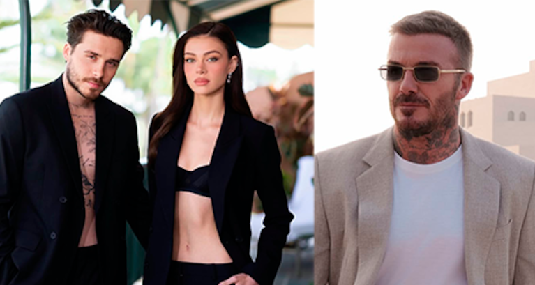 Fotos: Instagram David y Brooklyn Beckham