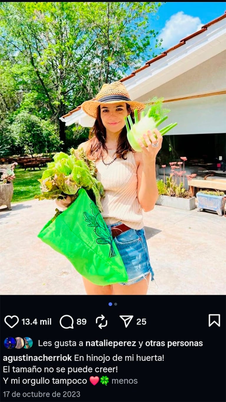 Fotos: Instagram de Agustina Cherri
